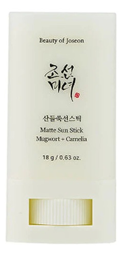 Beauty Of Joseon Matte Sun Stick Mugwort Camelia Spf 50
