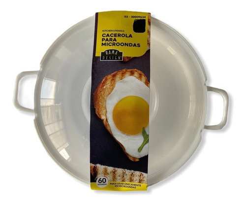 Cacerola Recipiente Huevos Escalfados Ponche Microondas