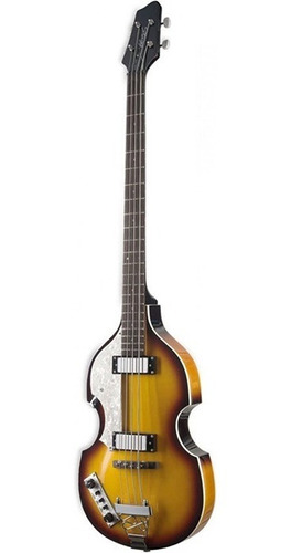 Bajo Estilo Violin Para Zurdo Color Sunburst Stagg Bb500lh 