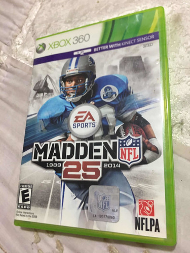Xbox 360 Madden Nfl 25 Video Juego