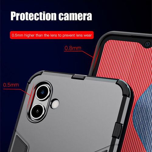 Funda Para Samsung Galaxy A04e A04 Multifunción Con Mica