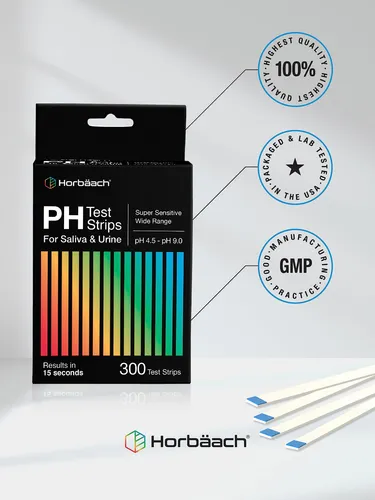 Tiras De Prueba De Ph Horbaach Para Análisis De Orina Y Sali