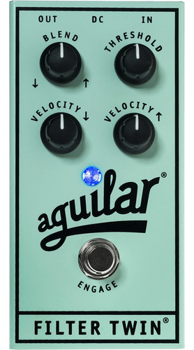 Pedal Aguilar De Filtro Doble Envolvente Filtertwin Color Agua