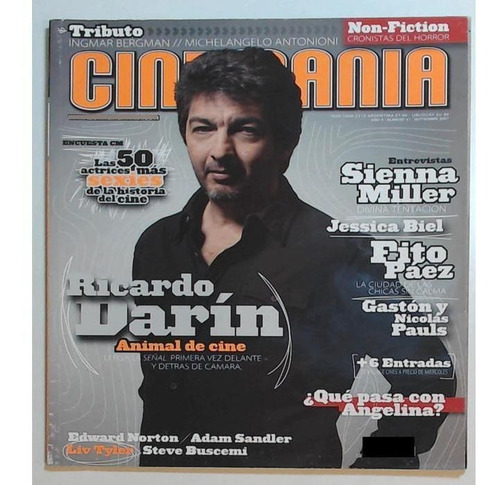 Revista Cinemania - Año 4 - Numero 41 - Septiembre 2007