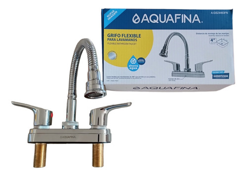 Grifería Llave Lavamanos Flexible Agua Fría Y Caliente