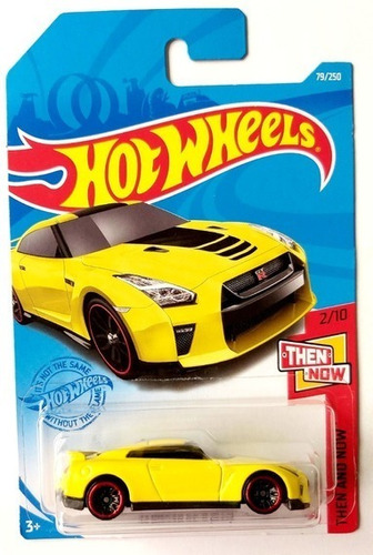 Hot Wheels 17 Nissan Gt R (r35) Hw Then And Now Ret. Env.  