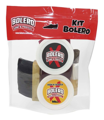 Kit De Limpieza De Calzado Bolero Con 5 Piezas