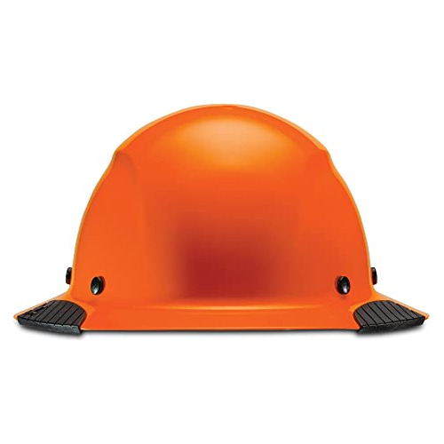 Casco De Fibra De Vidrio Dax Full Brim (naranja), Talla...
