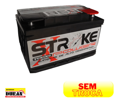 Bateria Som Stroke Power 100ah 850pico Gol Corsa Saveiro Uno