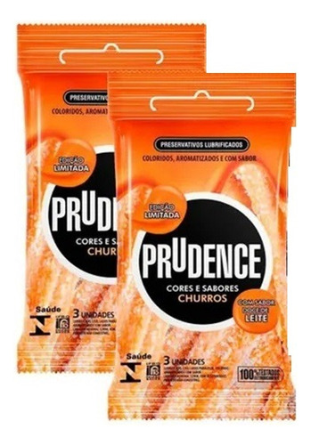 Kit 6 Preservativos Camisinhas Churros Doce De Leite