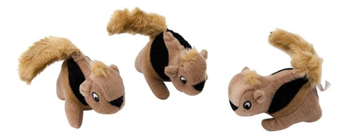 Outward Hound Squeakin Squirrels Peluche De Repuesto Para Pe