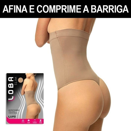 calça alta fio dental loba slim lupo