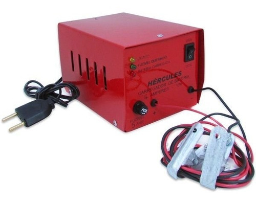 Carregador Automotivo De Bateria 12v 4 Amp Automático E Bivo