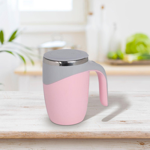 Taza De Café Eléctrica Portátil Con Rosa Con Cable