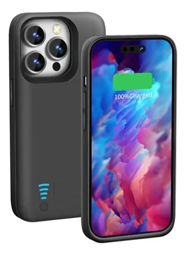 Capa De Bateria Para iPhone 14 Pro, Extensor Recarregável De