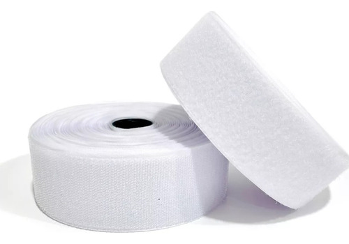 Abrojo Velcro Blanco O Negro De 100mm En Rollo X 10 Metros Blanco