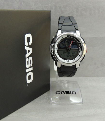 Relógio Casio Termômetro Mod: Aqf-102w-7bvdf - Nf E Garantia