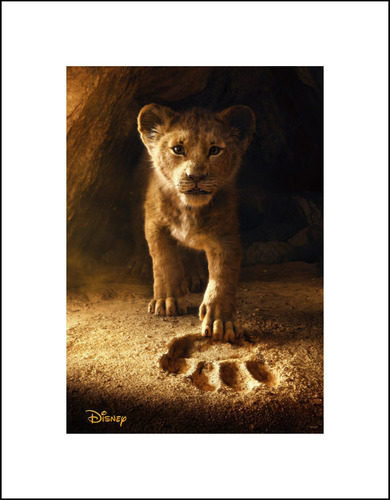 Póster El Rey León Simba Original De Cine