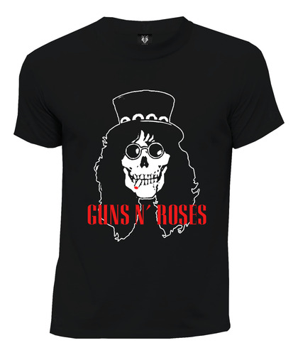 Camiseta Rock Glam Metal Slashguns N' Roses