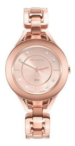 Relógio Feminino Elegance Elos Technos Gl20hn/1t 37mm Rosé