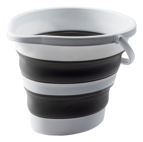 Imagen 2 de 6 de Balde Cubeta Plegable Portátil Hogar