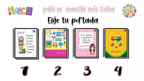 Cuaderno Para La Mejor Maestra De Preescolar