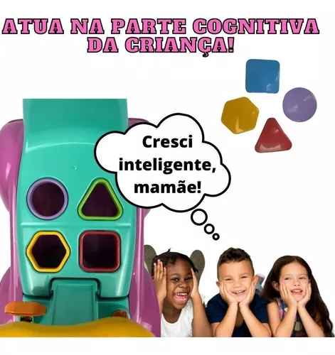 Motoca Menina C/ Empurrador Carrinho Infantil Bebe Totoka