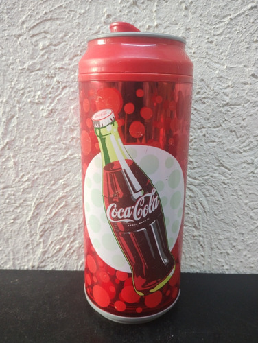 Vaso Térmico Coca Cola Con Tapa 500 Ml Botella Con Detalle (Usado)
