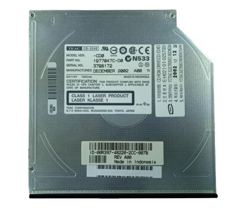 Dell 0r397 24x Ide Cd-rom Slimline (black)