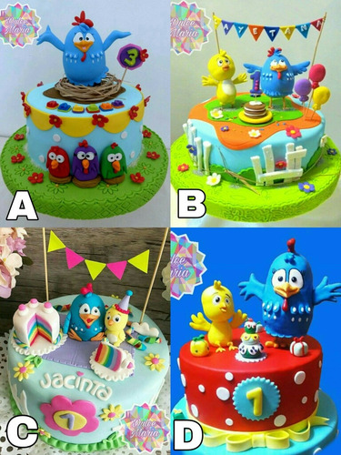 Tortas Cumpleaños La Gallina Pintadita 25 Porciones Consulta