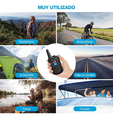 Walkie Talkie,walkie Talkie Recargable Usb Etc. (2 Paquetes)