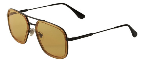 Prada Spr 57xs 03a-0b7 Aviator Square Yellow Black (Usado)