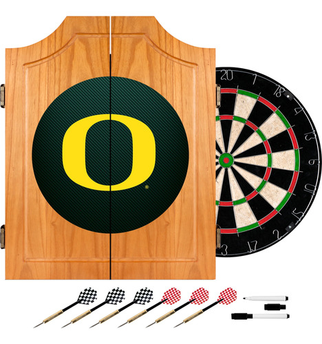 Marca Gameroom Universidad Oregon Madera Dart Gabinete Fibra