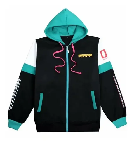 Camisola Zíper Hatsune Miku Inverno Além Disso Veludo | Frete grátis