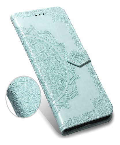 Funda Para Oppo Reno 5f/a94 5g/f19 Pro+, Funda Tipo Cartera Con Tapa, Estampado De Poliuretano, Ranura Para Tarjetas Ant