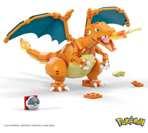 Figura De Construcción Mega Construx Pokémon Charizard