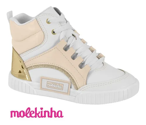 Bota Molekinha Infantil Tenis Abotinado Nova Cole o Frete gr tis