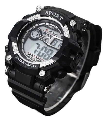 Reloj Digital Para Caballero Más Collar Escorpión R37