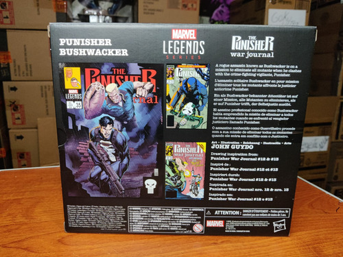 Hasbro Marvel Legends Series Punisher Y Bushwacker Nuevo