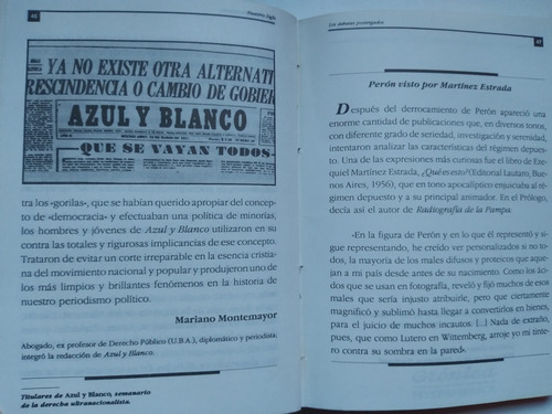Historia Argentina:1955-1966 - Editorial Hyspamerica (Usado)