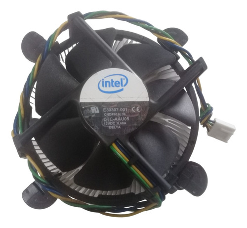 Cooler Intel Con Disipador De Plata Soket Lga775 Bajo Perfil