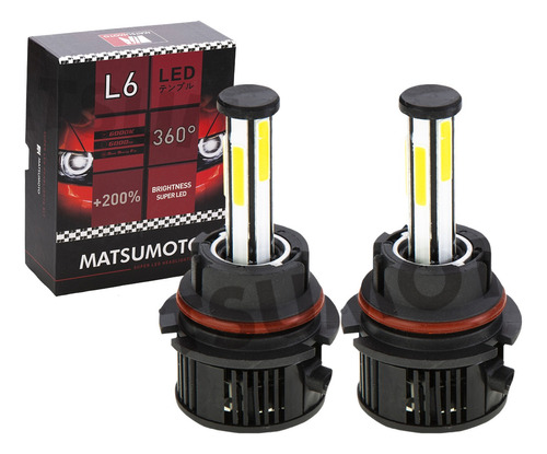 Set  Ampolletas Led 360 9007 - 6000k Matsumoto /envío Gratis