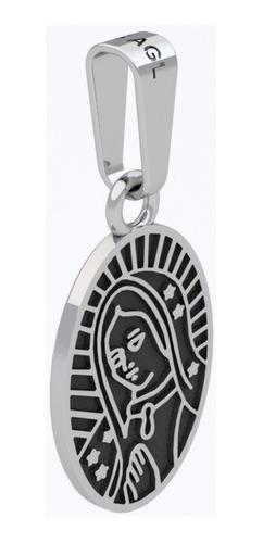 Imagen 2 de 10 de Medalla Virgen De Guadalupe De Plata Solida Ley 925 Agálea