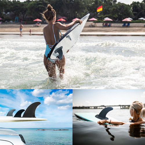 9 Barbatanas De Caiaque Removíveis Para Prancha De Surfe, Pr