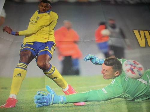 Ole Poster Gol De Villa Vs. Armani -boca Vs. River Liga 2022 (Usado)