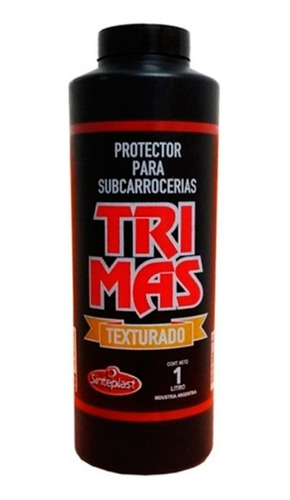 Pintura De Subcarroceria Al Agua Trimas 1lt