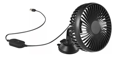 Ventilador Eléctrico Automotriz Con Regulación Usb 12-24v