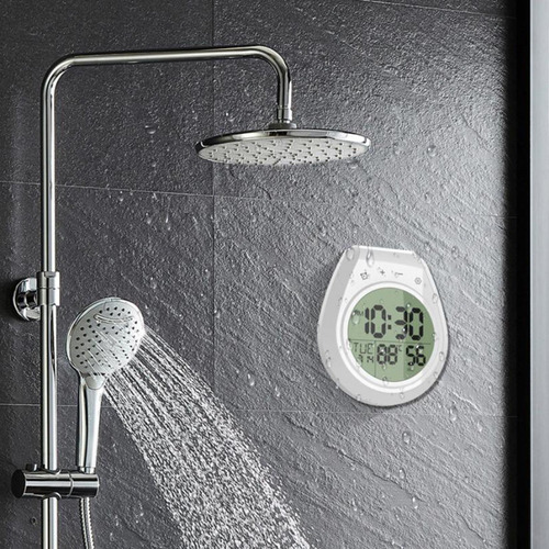 Reloj De Ducha Digital Interior Con Ventosa Pantalla