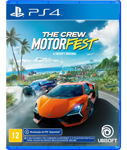Jogo The Crew: Motorfest - Ps4 Mídia Física Com Nf-e