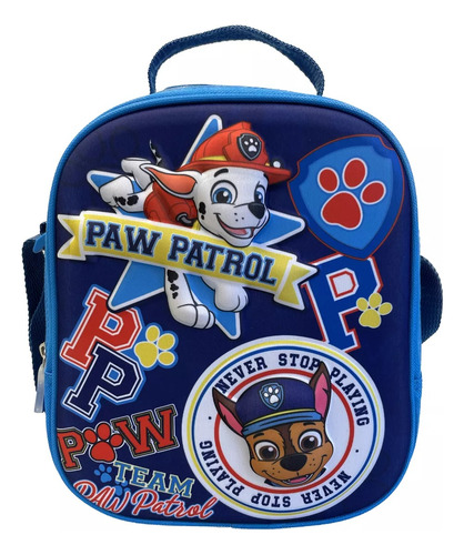 Lonchera Escolar 3 D Paw Patrol Chase - Skye Almuerzo